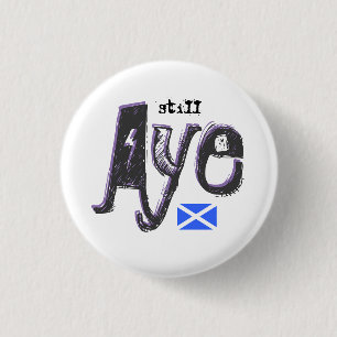 Skotskt självständighetstillbildAye Saltire embl Knapp