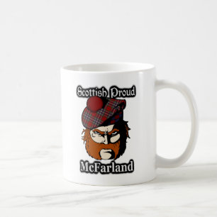 Skotskt skott för klanMcFarland Tartan Kaffemugg