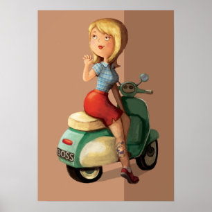 Skotskvinna Poster