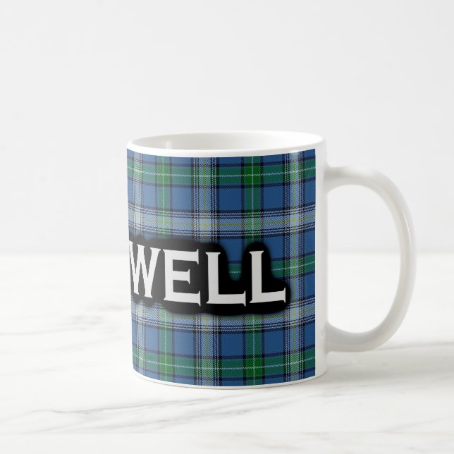 Skott för klanMcDowell Tartan Kaffemugg (Höger)