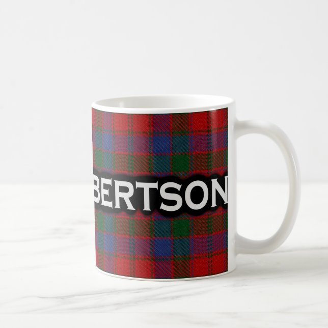 Skott för klanRobertson Tartan Kaffemugg (Höger)