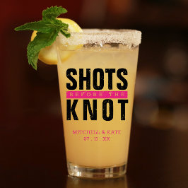 Skott före knuten Rosa Möhippa Fest Glaskopp