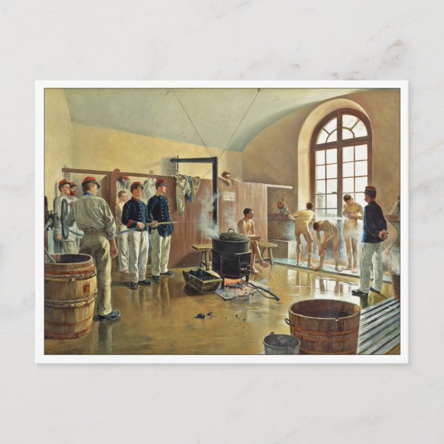 Skott från Eugene Chaperon Vykort (Framsida)