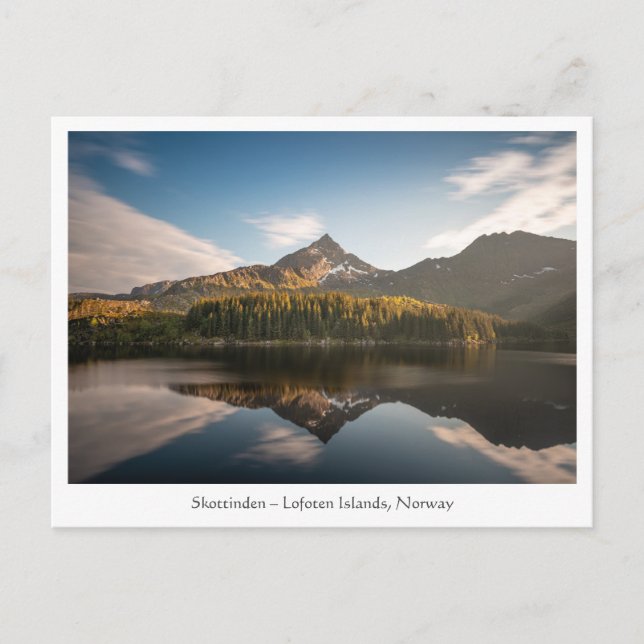 Skott inden Lofoten-öarna Vykort (Framsida)