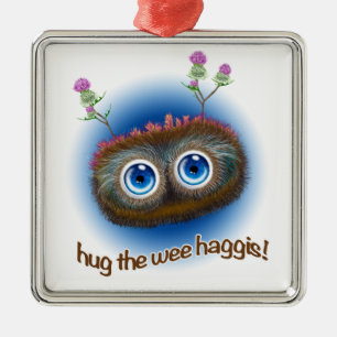 Skottet 'hoar tut Haggis Julgransprydnad Metall
