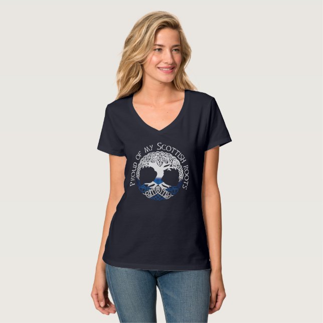 Skottet rotar tee (Hel framsida)