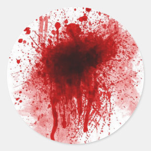 skotthåll wound.png runt klistermärke