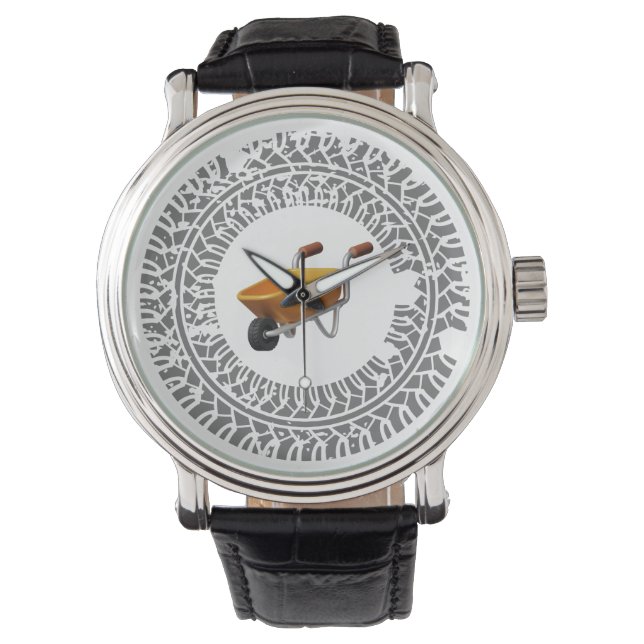 skottkärrsdrift, utbrändhet armbandsur (Framsida)