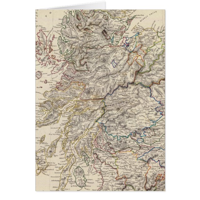 Skottland 11 hälsningskort (Framsidan)