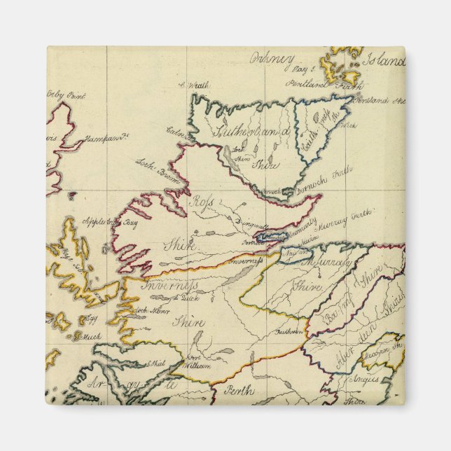 Skottland 11 magnet (Framsidan)