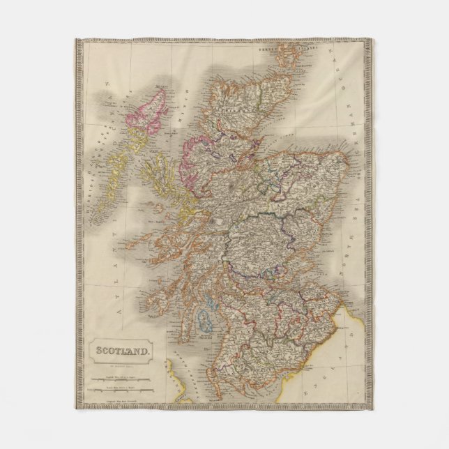 Skottland 12 fleecefilt (Framsidan)