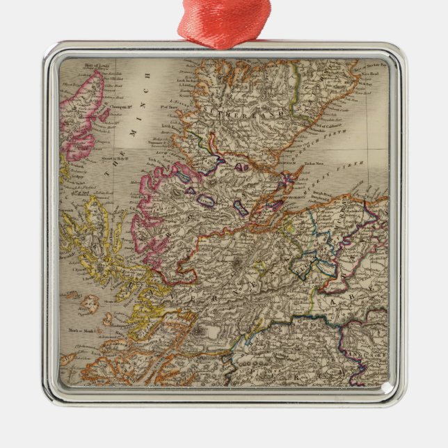 Skottland 12 julgransprydnad metall (Framsidan)