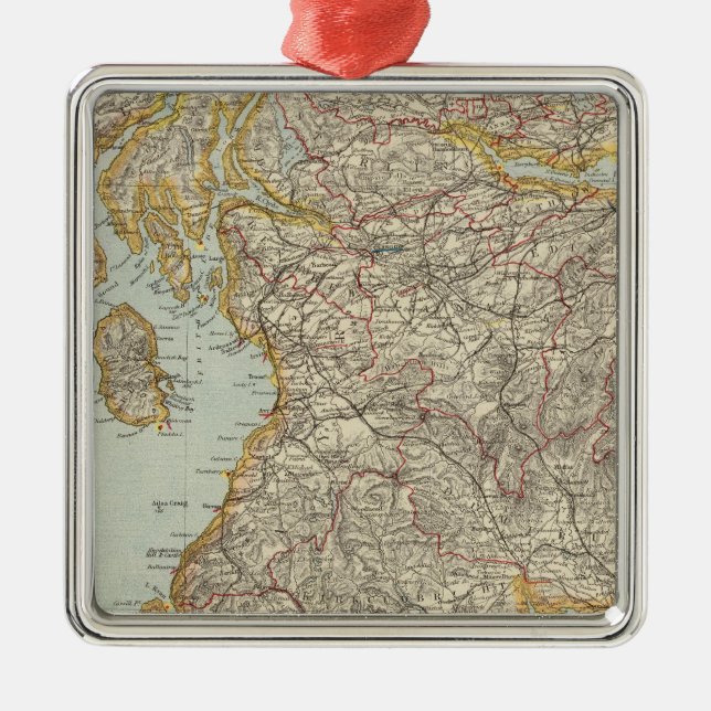 Skottland 12 julgransprydnad metall (Framsidan)