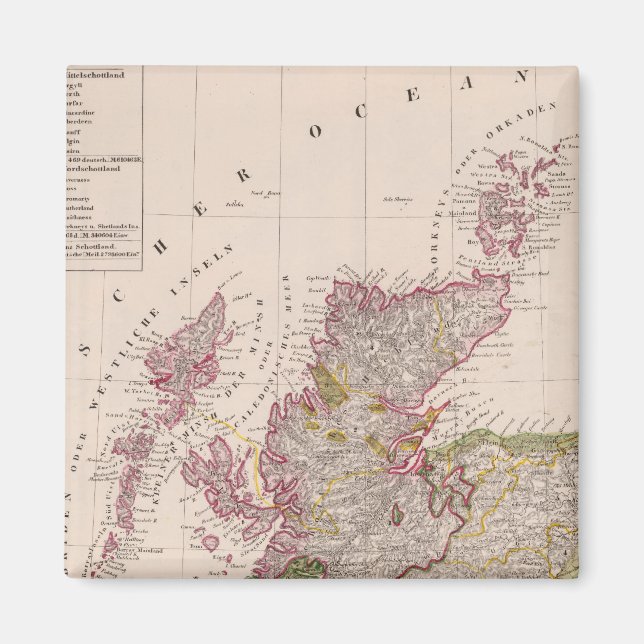 Skottland 14 magnet (Framsidan)