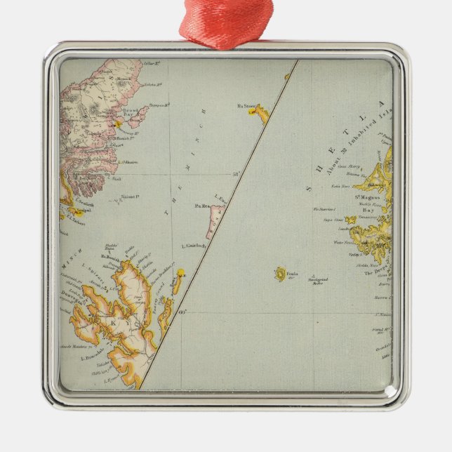 Skottland 16 julgransprydnad metall (Framsidan)