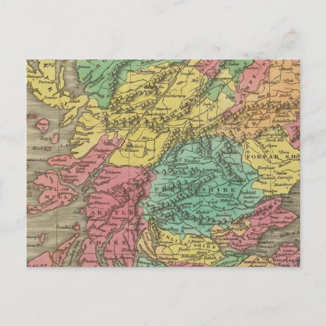 Skottland 18 vykort (Framsida)