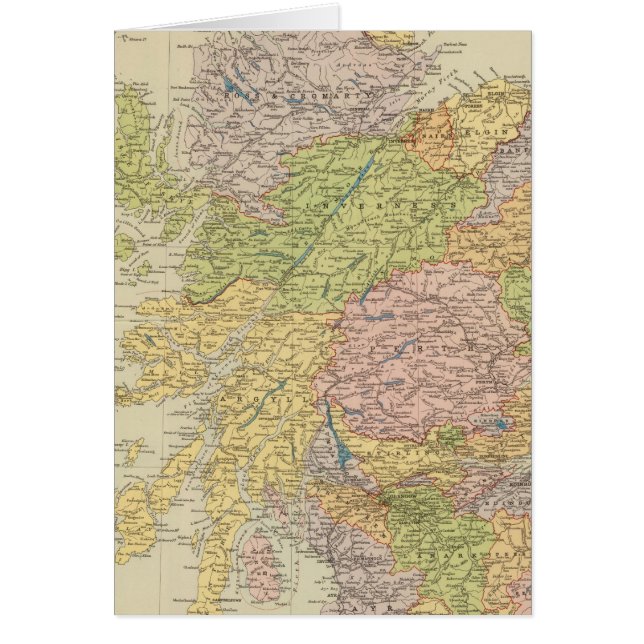 Skottland 19 hälsningskort (Framsidan)