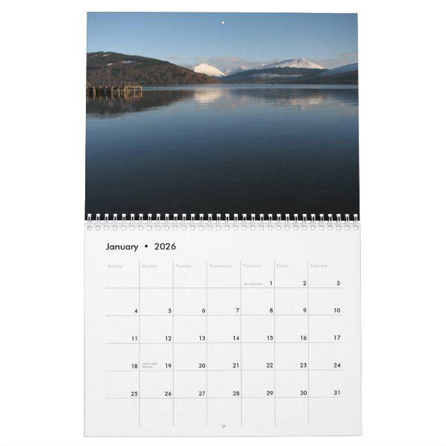 Skottland 2012 i bildkalender kalender (Jan 2026)