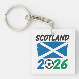 Skottland 2026 Fotbollsfan Design / Saltire och Fo