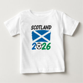 Skottland 2026 Fotbollsfan Design / Saltire och Fo T Shirt