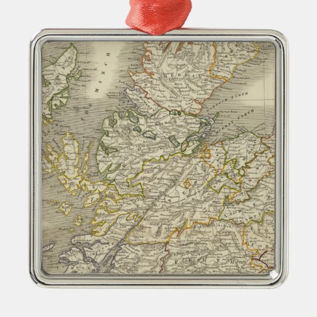 Skottland 24 julgransprydnad metall (Framsidan)