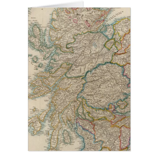 Skottland 3 hälsningskort (Framsidan)