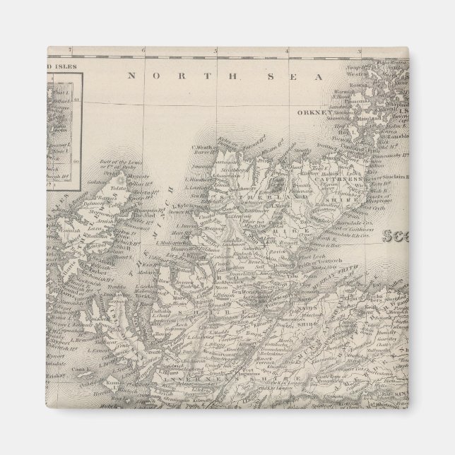 Skottland 4 magnet (Framsidan)