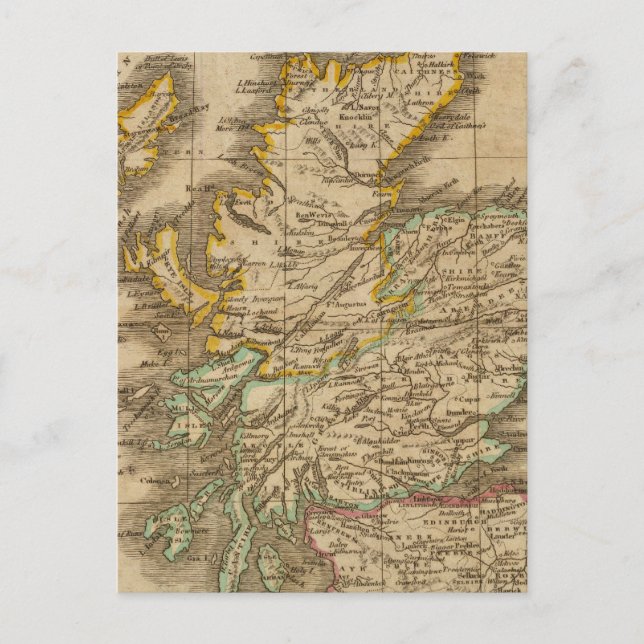 Skottland 5 vykort (Framsida)