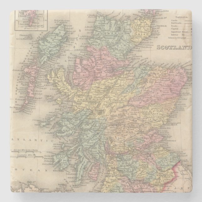 Skottland 6 stenunderlägg (Framsidan)