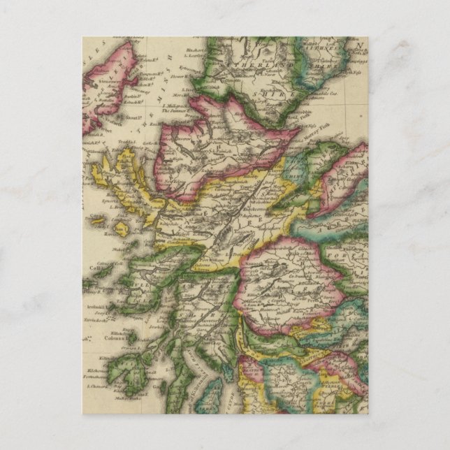 Skottland 7 vykort (Framsida)