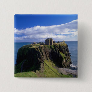 Skottland, Aberdeen. Dunnotar slott. Knapp