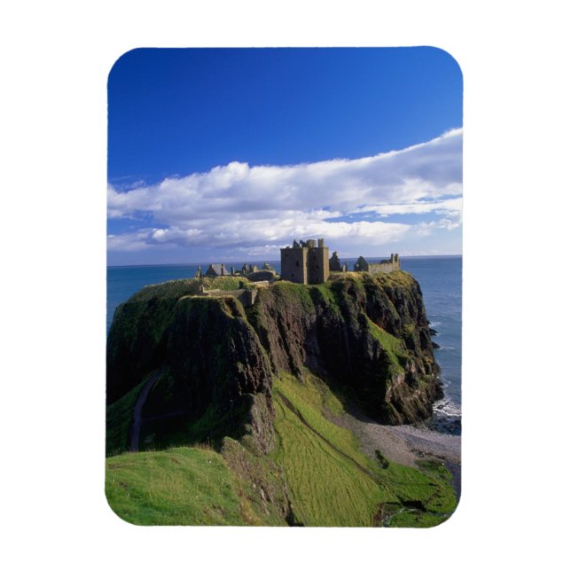 Skottland, Aberdeen. Dunnotar slott. Magnet (Vertikal)