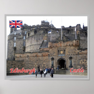 Skottland - Edinburgh - Castle - Poster