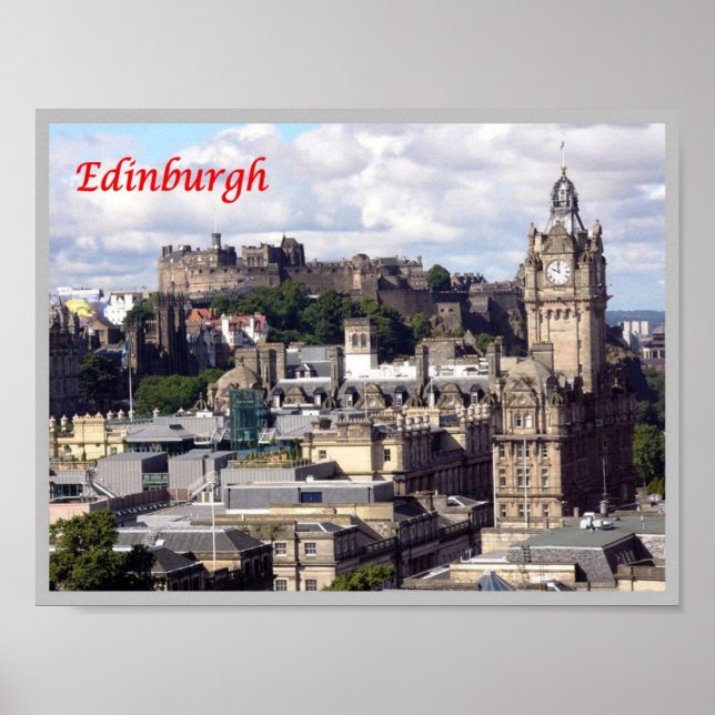 Skottland - Edinburgh - Poster (Framsidan)