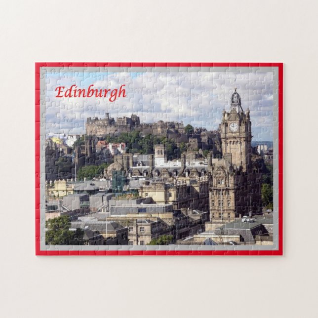 Skottland - Edinburgh - Pussel (Horisontell)