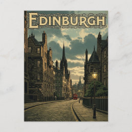 Skottland Edinburgh Resa Vykort