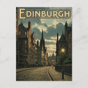 Skottland Edinburgh Resa Vykort