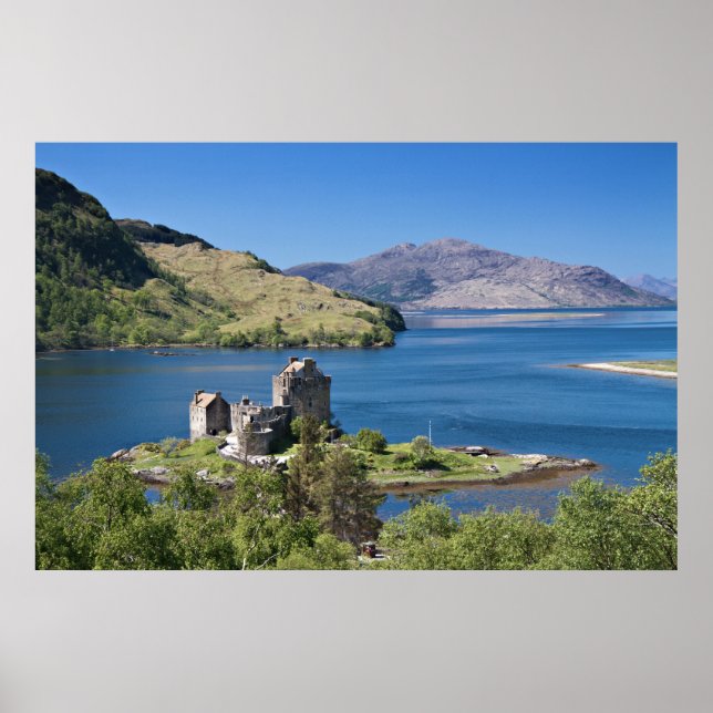 Skottland - Eilean Donan Castle Poster (Framsidan)
