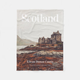 Skottland, Eilean Donan Castle, Skottland Fleecefilt