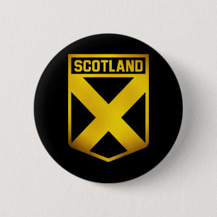 Skottland Emblem Knapp