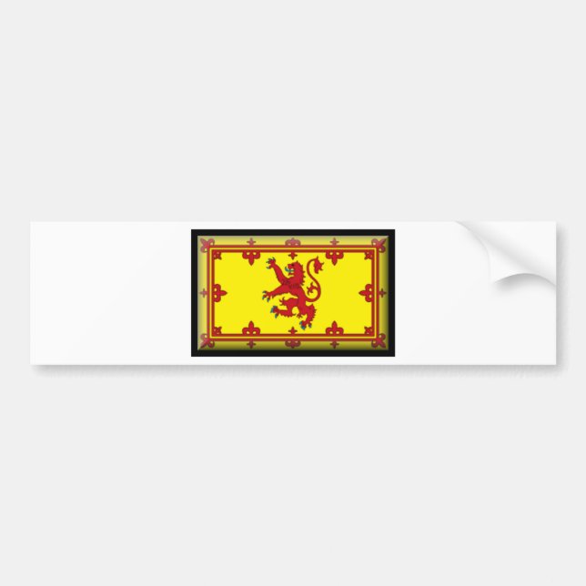 Skottland flagga bildekal (Framsidan)