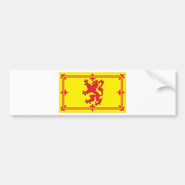 Skottland flagga bildekal (Framsidan)