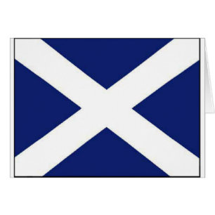 SKOTTLAND FLAGGA HÄLSNINGSKORT