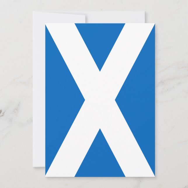 Skottland Flagga - Scottish Flagga Souvenir (Framsida)