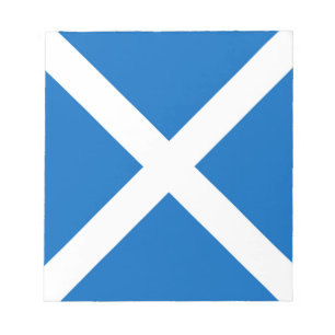 Skottland flagga Scottish Saltire Anteckningsblock