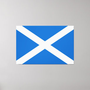 Skottland flagga Scottish Saltire Canvastryck