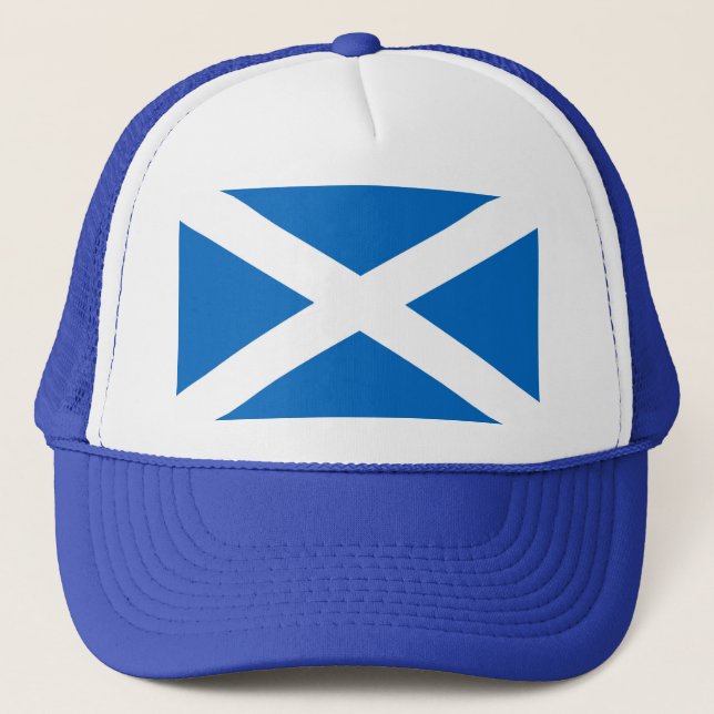 Skottland flagga Scottish Saltire Truckerkeps (Framsida)