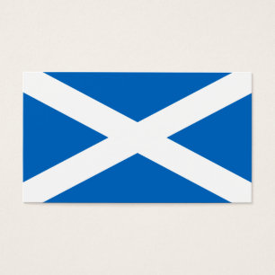 Skottland flagga - skotsk flaggasouvenir visitkort