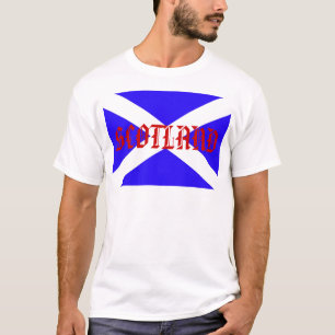 Skottland flagga. T-shirt