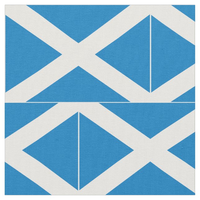 Skottland flagga tyg (Närbild)